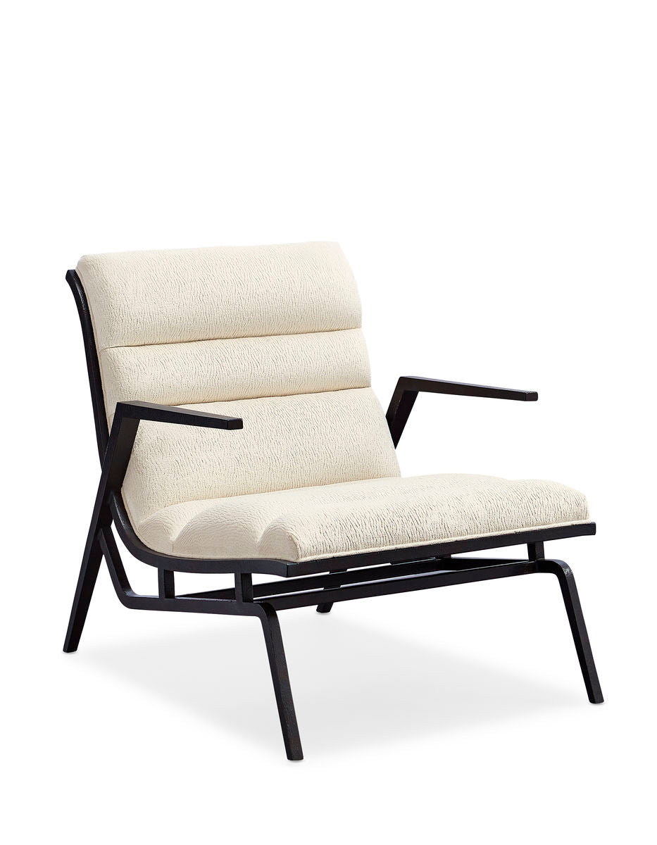 the Caracole Rebar M110-019-233-A living room upholstered chair is available in Edmonton at McElherans Furniture + Design