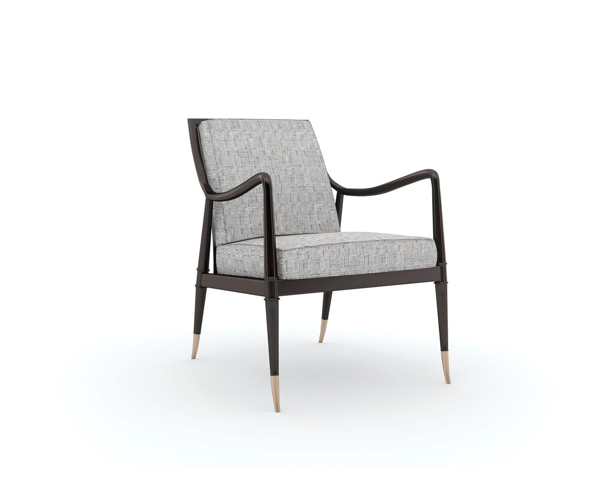 the Caracole Well Appointed living room upholstered chair is available in Edmonton at McElherans Furniture + Design