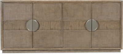 the Hooker Furniture transitional 6072-75900-85 dining room credenza is available in Edmonton at McElherans Furniture + Design