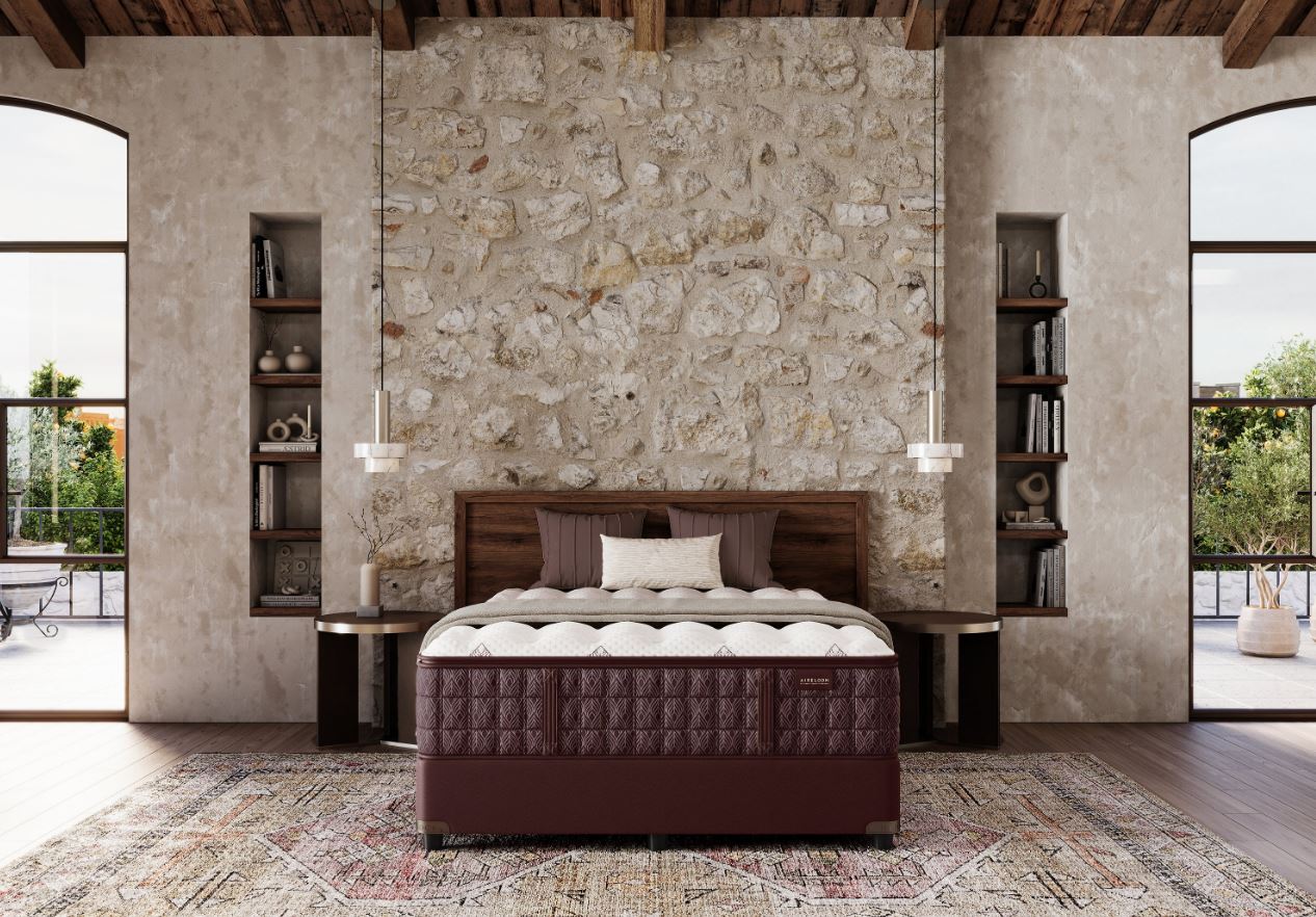 the Aireloom Streamline Lux Firm mattresses mattress is available in Edmonton at McElherans Furniture + Design