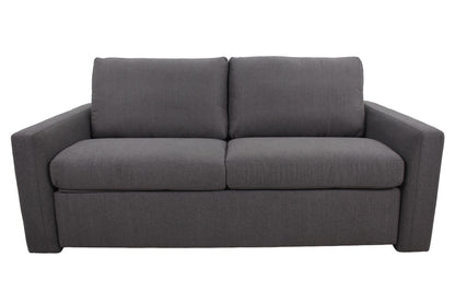 the American Leather Clara CAA-SO2-QS living room upholstered sleep sofa is available in Edmonton at McElherans Furniture + Design