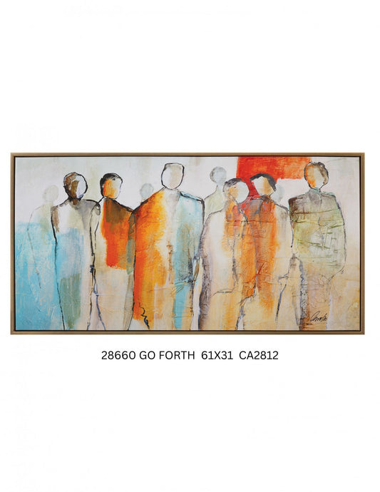 Art & Frame Go Forth wall art