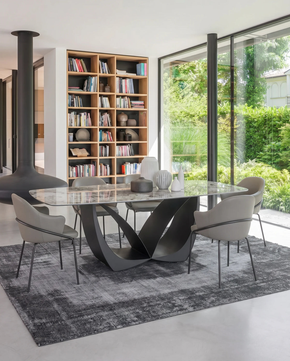the Bellini Modern Brandi dining room chair is available in Edmonton at McElherans Furniture + Design