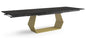 the Bellini Modern Ferrero dining room table is available in Edmonton at McElherans Furniture + Design