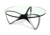 the Bellini Modern Living  transitional Jango 44" BLK CT living room occasional cocktail table is available in Edmonton at McElherans Furniture + Design