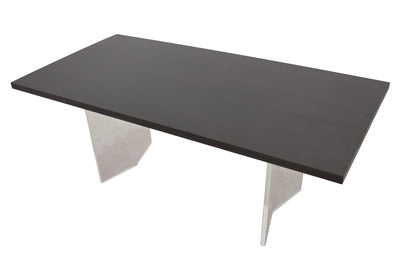 the BDM Dinec transitional TP870 dining room dining table is available in Edmonton at McElherans Furniture + Design