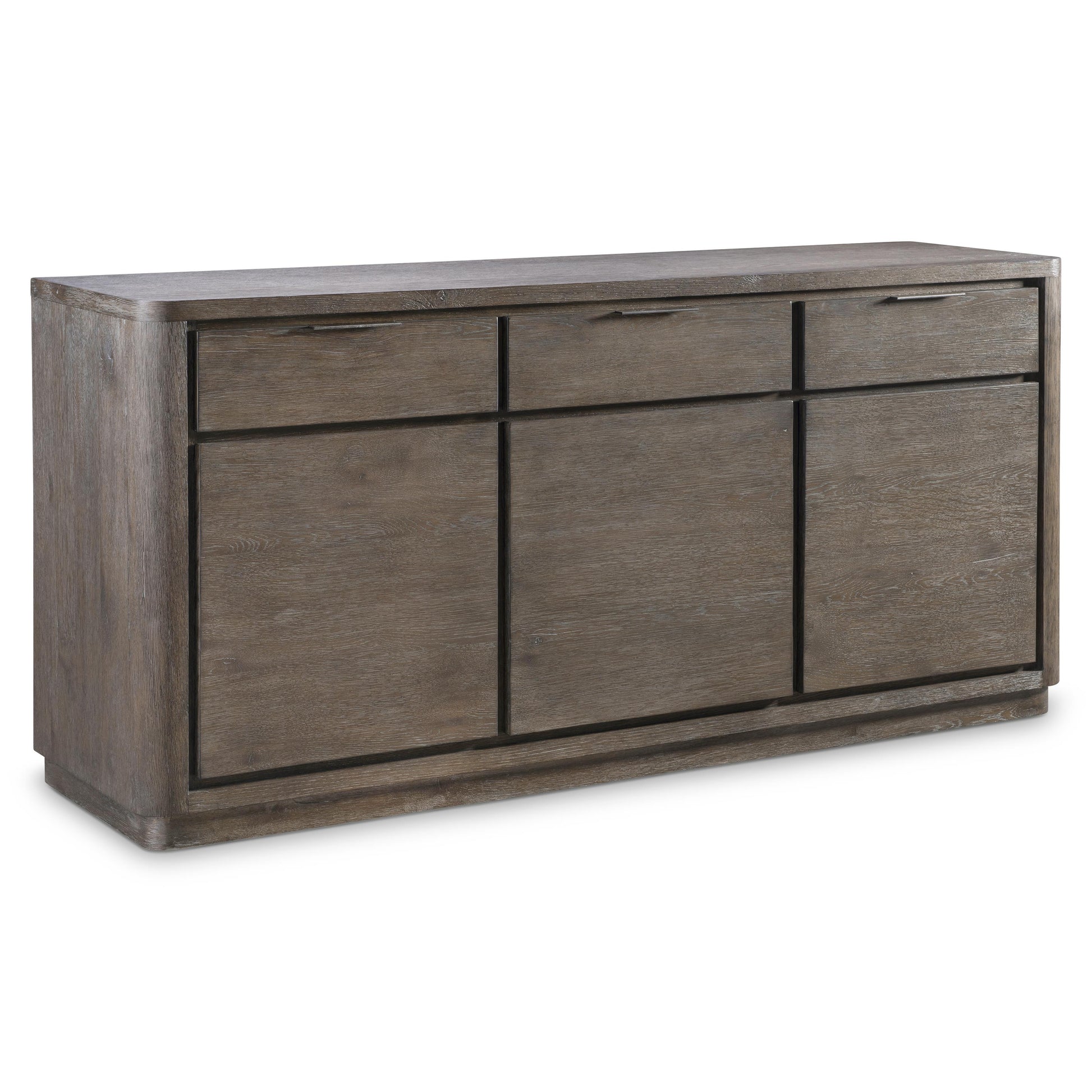 the Bernhardt Outline 360-132 dining room buffet is available in Edmonton at McElherans Furniture + Design