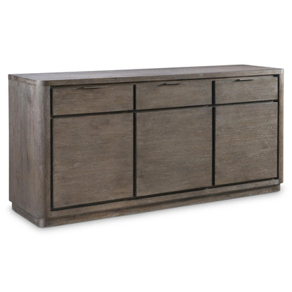 the Bernhardt Outline 360-132 dining room buffet is available in Edmonton at McElherans Furniture + Design