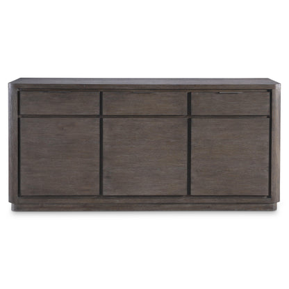 the Bernhardt Outline 360-132 dining room buffet is available in Edmonton at McElherans Furniture + Design