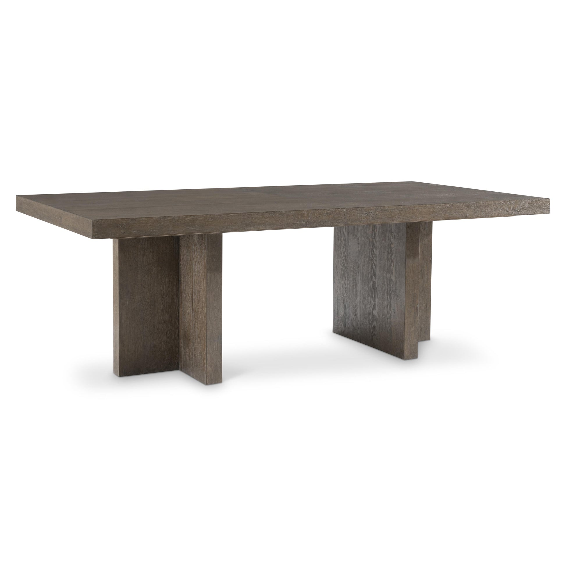 the Bernhardt Outline 360-246/248 dining room table is available in Edmonton at McElherans Furniture + Design