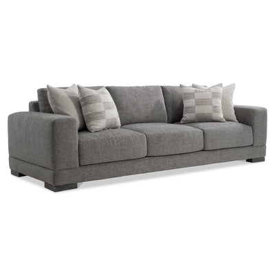 the Bernhardt transitional B1267A living room upholstered sofa is available in Edmonton at McElherans Furniture + Design