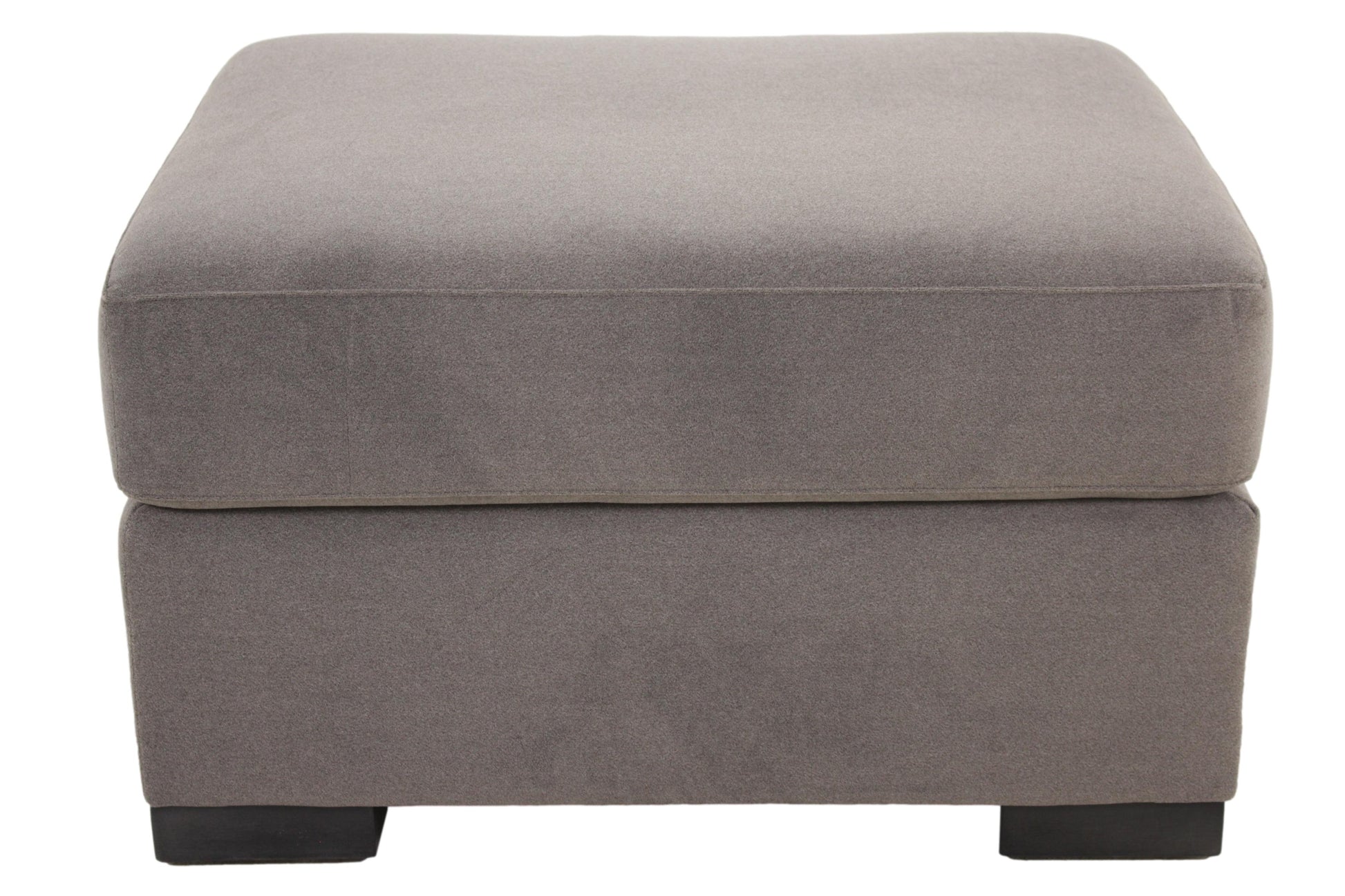 the Bernhardt Germain B2661 living room upholstered ottoman is available in Edmonton at McElherans Furniture + Design
