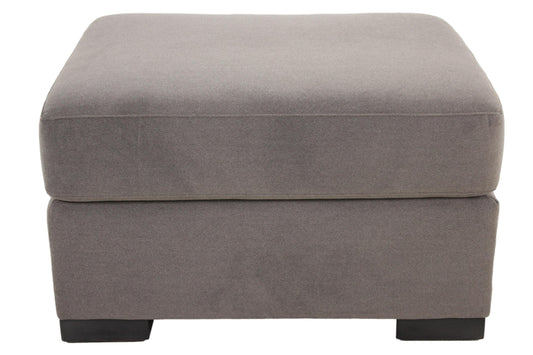 the Bernhardt Germain B2661 living room upholstered ottoman is available in Edmonton at McElherans Furniture + Design