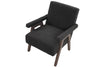 the Bernhardt  contemporary Emery living room upholstered chair is available in Edmonton at McElherans Furniture + Design