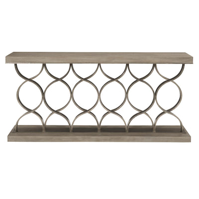the Bernhardt Interiors transitional 382-913 living room occasional console table is available in Edmonton at McElherans Furniture + Design