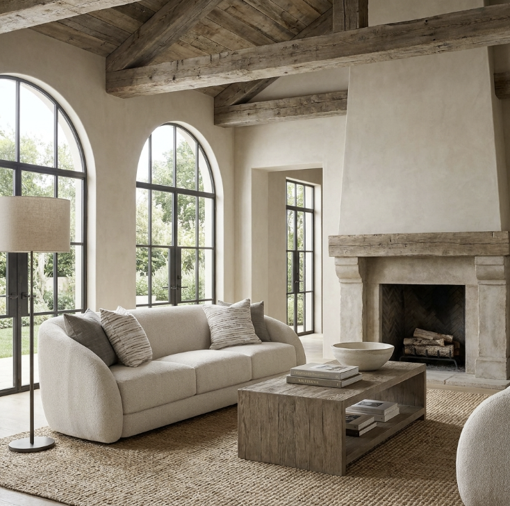 the Bernhardt Austen P2376A living room upholstered sofa is available in Edmonton at McElherans Furniture + Design