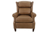 the Bradington Young classic / traditional Brloderick living room reclining leather recliner is available in Edmonton at McElherans Furniture + Design