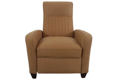 the Bradington Young  transitional 3524 living room reclining leather recliner is available in Edmonton at McElherans Furniture + Design