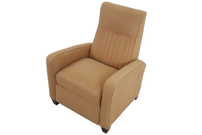 the Bradington Young  transitional 3524 living room reclining leather recliner is available in Edmonton at McElherans Furniture + Design