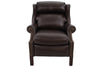 the Bradington Young  classic / traditional 4114 living room reclining leather recliner is available in Edmonton at McElherans Furniture + Design