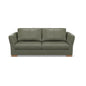 the Brentwood Ginsberg living room leather sofa is available in Edmonton at McElherans Furniture + Design