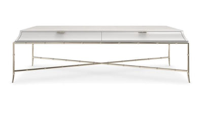 the Caracole  transitional Tea Time living room occasional cocktail table is available in Edmonton at McElherans Furniture + Design