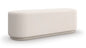 the Caracole Asha living room upholstered bench is available in Edmonton at McElherans Furniture + Design