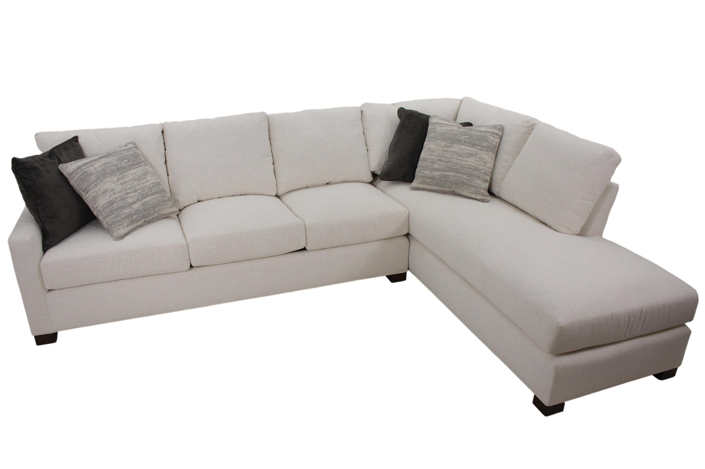 the Century Cornerstone 7600-94/42 living room upholstered sectional is available in Edmonton at McElherans Furniture + Design