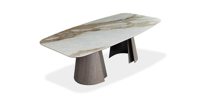 the Colibri Brandon dining room table is available in Edmonton at McElherans Furniture + Design