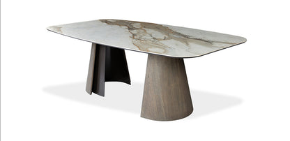 the Colibri Brandon dining room table is available in Edmonton at McElherans Furniture + Design