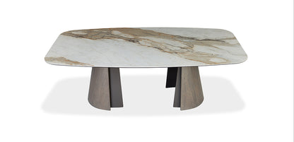 the Colibri Brandon dining room table is available in Edmonton at McElherans Furniture + Design