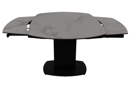 the Colibri 5 piece dining package is available in Edmonton at McElherans Furniture + Design