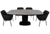 the Colibri 7 piece dining package is available in Edmonton at McElherans Furniture + Design