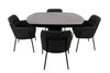 the Colibri 7 piece dining package is available in Edmonton at McElherans Furniture + Design