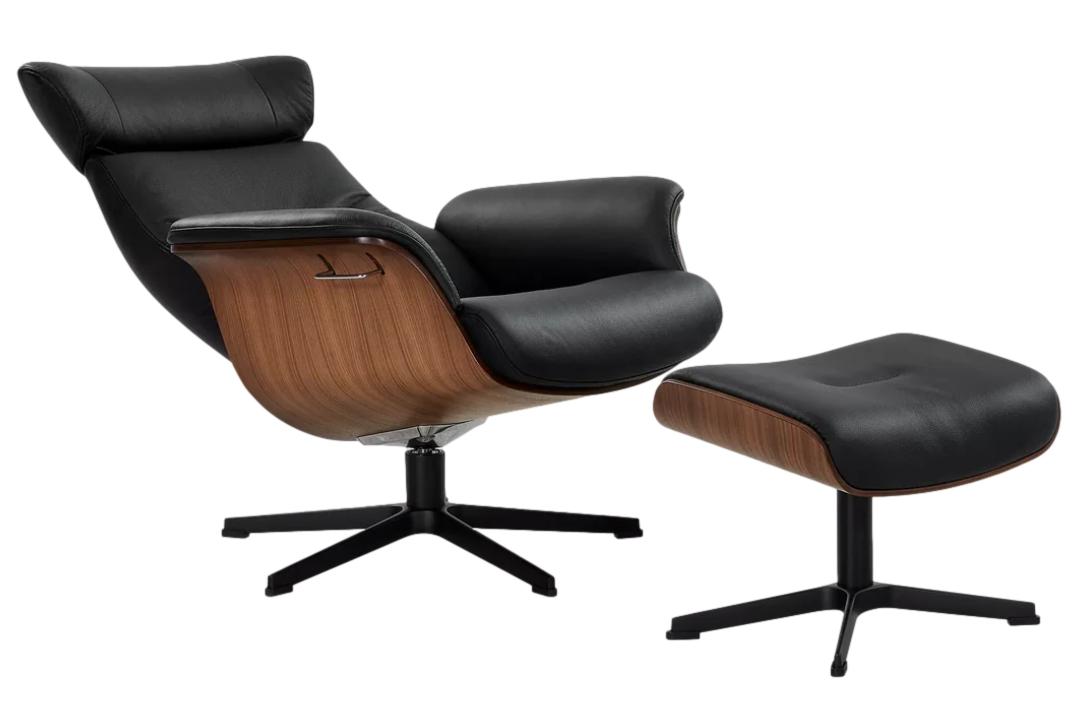 the Conform Timeout Large living room reclining swivel chair is available in Edmonton at McElherans Furniture + Design