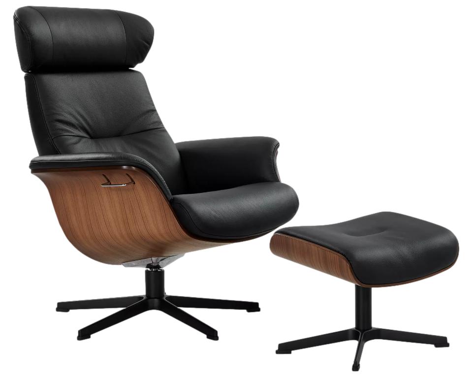 the Conform Timeout Large living room reclining swivel chair is available in Edmonton at McElherans Furniture + Design