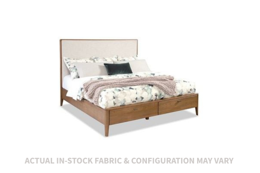the Caledon 4 piece bedroom is available in Edmonton at McElherans Furniture + Design