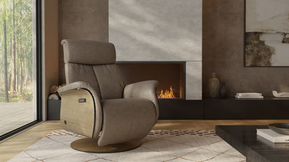 Fjords Nova 241116PZG living room reclining leather recliner