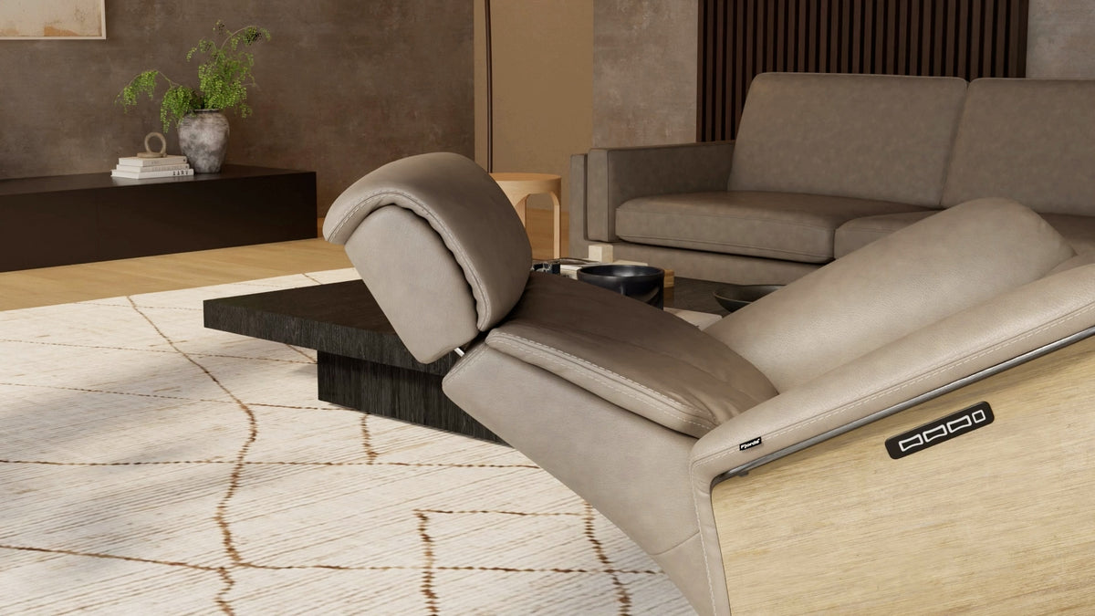 Fjords Nova 241116PZG living room reclining leather recliner