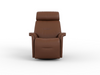 the Fjords transitional 211216P living room reclining leather recliner is available in Edmonton at McElherans Furniture + Design