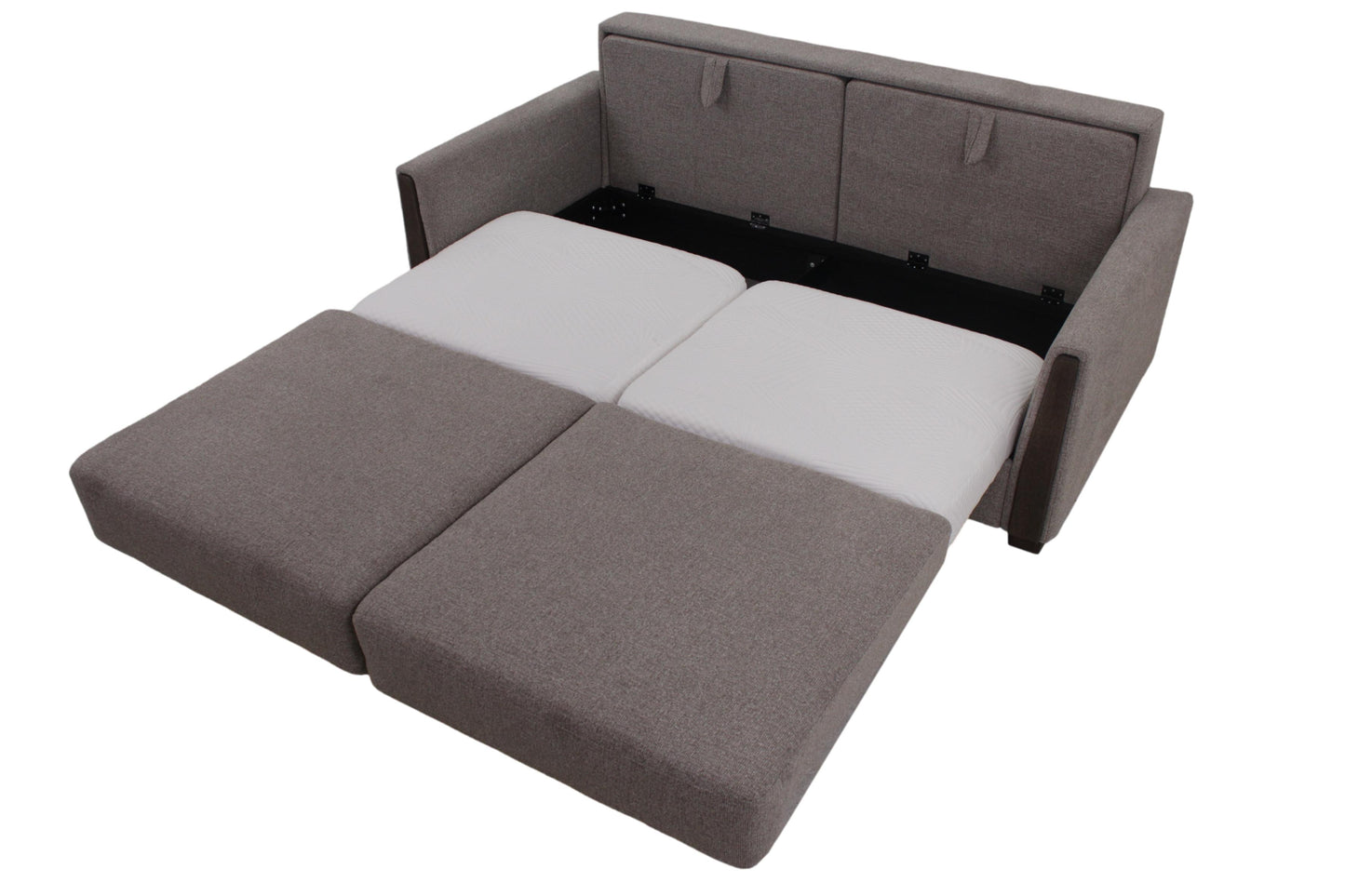 the Fjords Luna NordicRest 222003 living room upholstered sleep sofa is available in Edmonton at McElherans Furniture + Design
