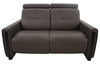 the Fjords contemporary Monte Carlo living room reclining loveseat is available in Edmonton at McElherans Furniture + Design