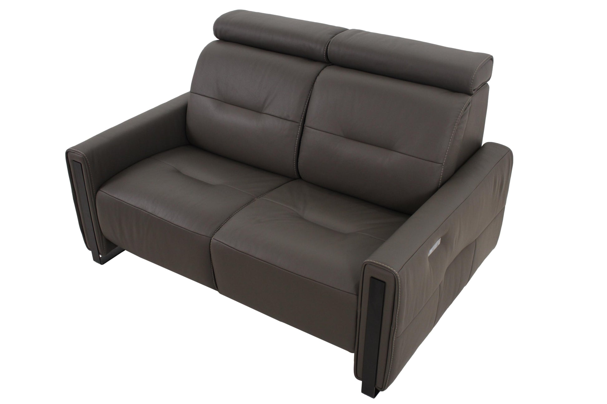 the Fjords Monte Carlo living room reclining loveseat is available in Edmonton at McElherans Furniture + Design