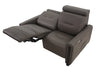 the Fjords contemporary Monte Carlo living room reclining loveseat is available in Edmonton at McElherans Furniture + Design