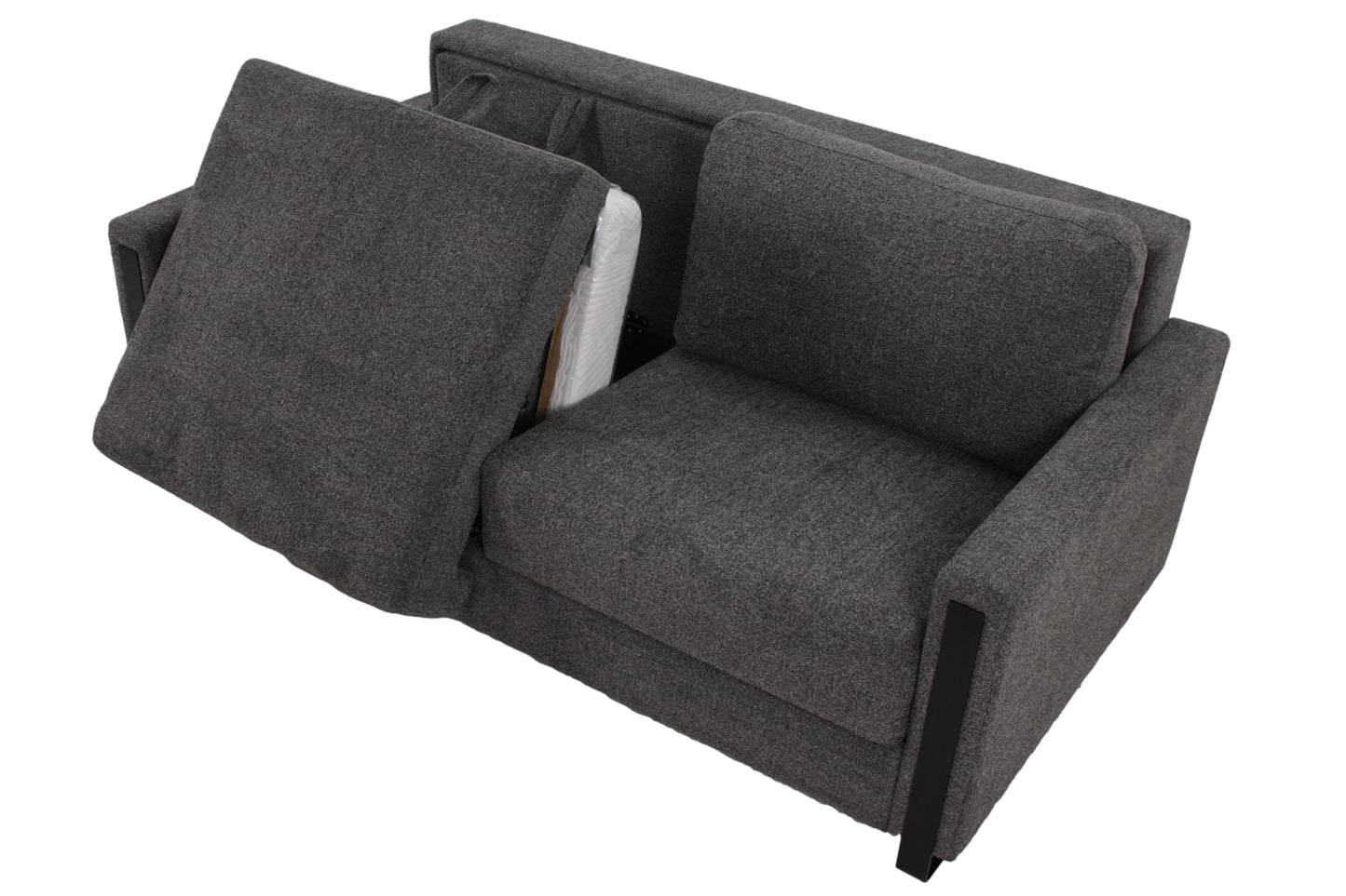 the Fjords Mia NordicRest 222003 living room upholstered sleep sofa is available in Edmonton at McElherans Furniture + Design