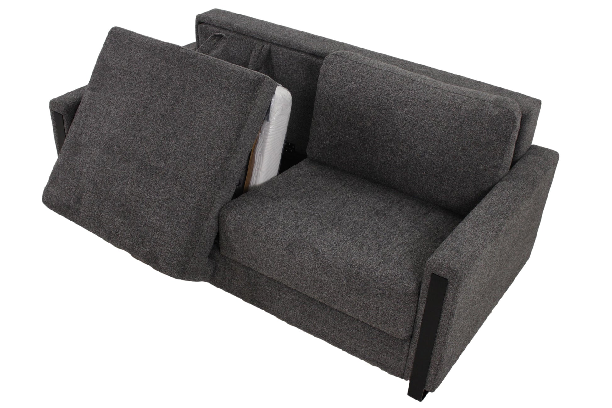 the Fjords Mia NordicRest 222003 living room upholstered sleep sofa is available in Edmonton at McElherans Furniture + Design