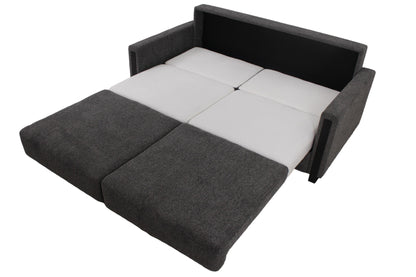the Fjords Mia NordicRest 222003 living room upholstered sleep sofa is available in Edmonton at McElherans Furniture + Design