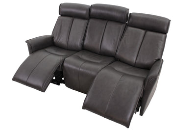 the Fjords  contemporary 577SW3-1 living room reclining sofa is available in Edmonton at McElherans Furniture + Design