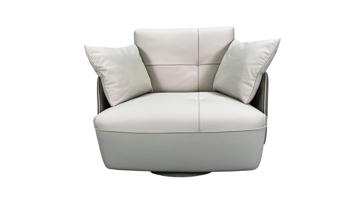 Gamma Space living room upholstered swivel chair