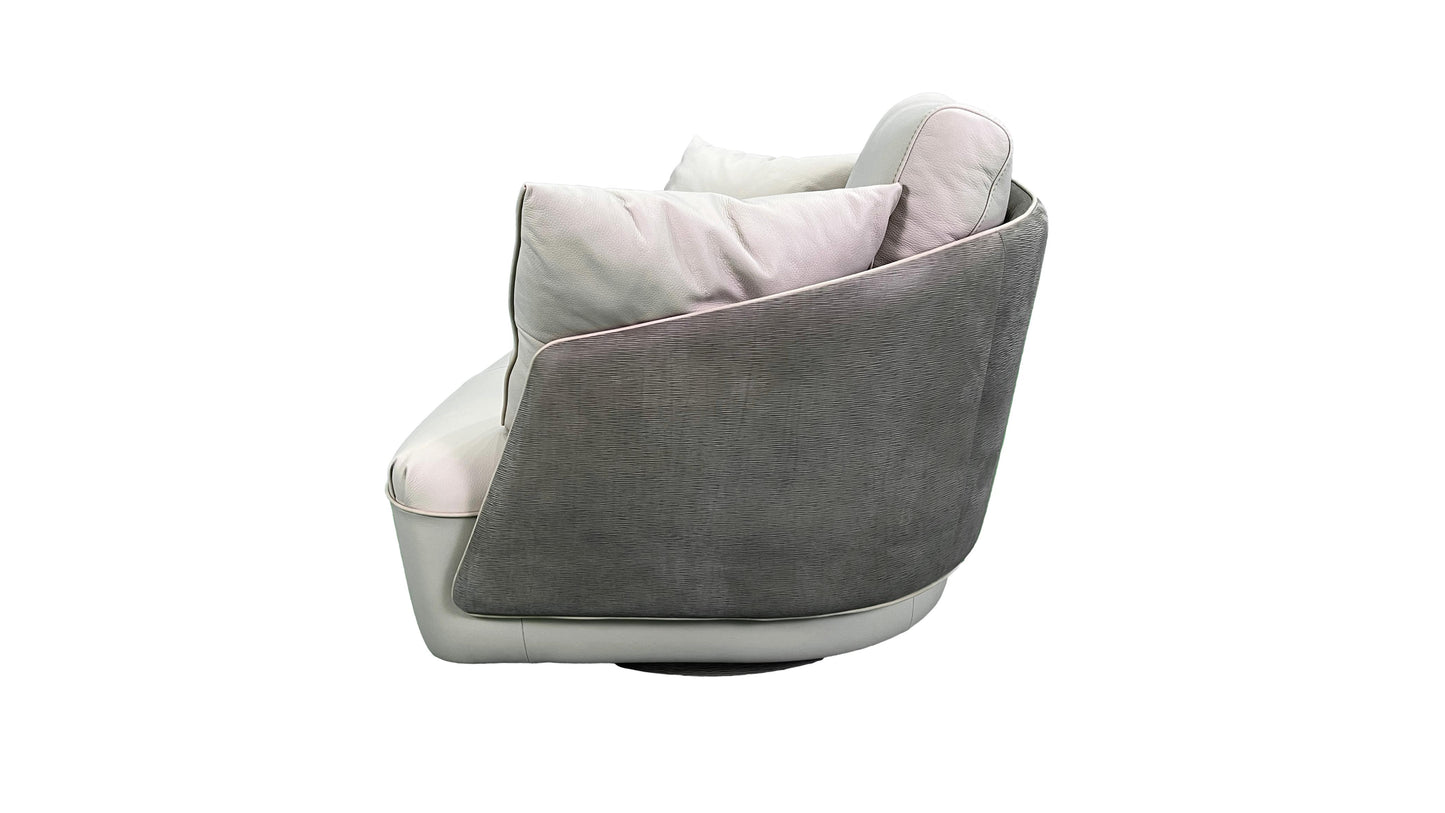 Gamma Space living room upholstered swivel chair